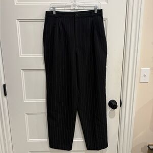 Vintage 90s Pinstripe Tailored Trousers | Strategy by Fundamental